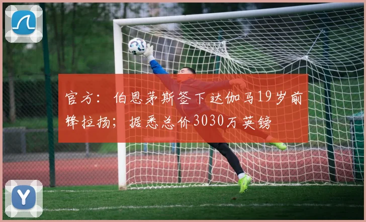 官方：伯恩茅斯签下达伽马19岁前锋拉扬；据悉总价3030万英镑